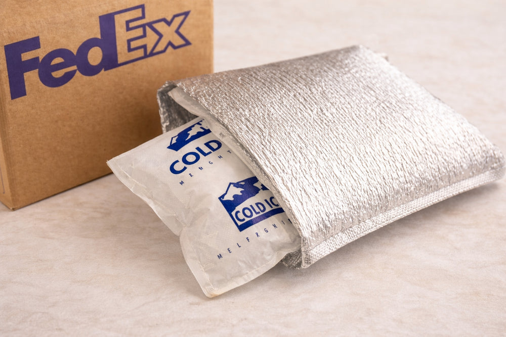Cold-protected packaging for PollenPro pollen